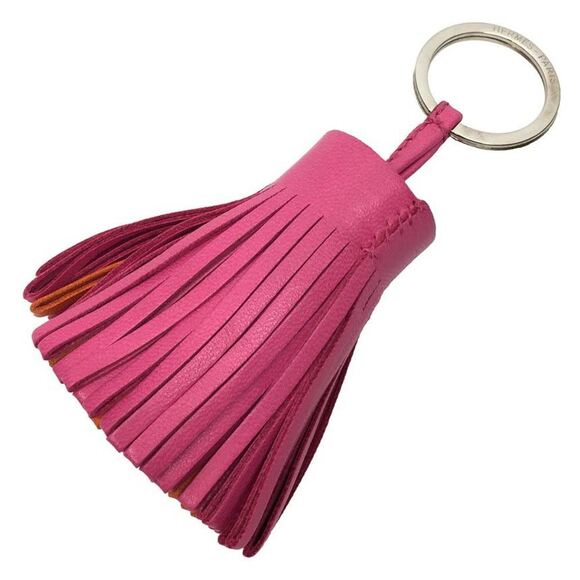HERMES Pink Keyring - Picture 1 of 3